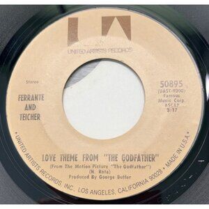 Love Theme from the Godfather / Theres a New Day 45 Vinyl Ferrante Teicher